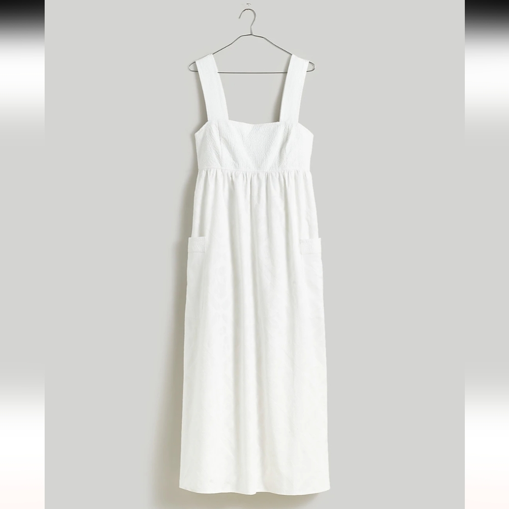 Madewell White Square‑Neck Maxi Sundress - Picture 5 of 9